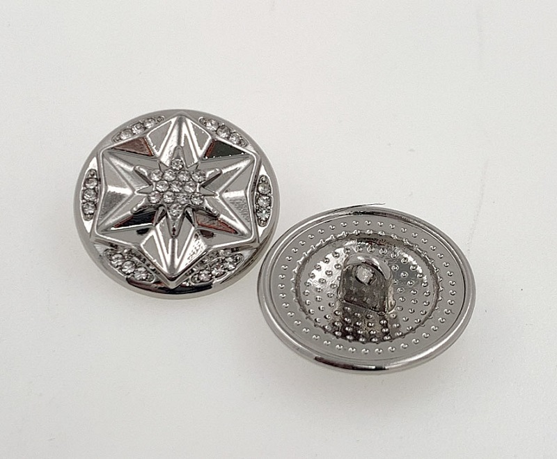 Dekorazio-botoiak - Modako jantzietarako Rhinestone Star Diseinua